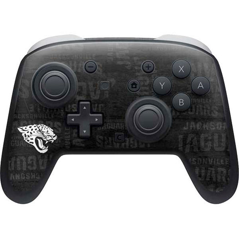NFL Jacksonville Jaguars Black & White Nintendo Skins