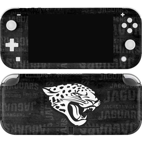 NFL Jacksonville Jaguars Black & White Nintendo Skins