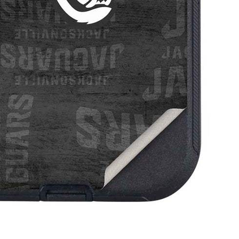 NFL Jacksonville Jaguars Black & White Otterbox Defender iPhone Skin