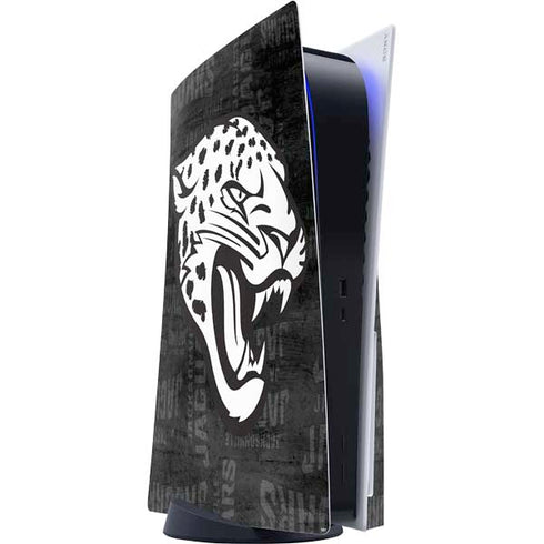 NFL Jacksonville Jaguars Black & White PlayStation PS5 Skins