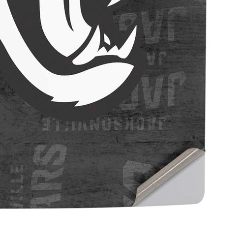 NFL Jacksonville Jaguars Black & White PS5 Pro Disk Console Skin