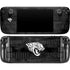 NFL Jacksonville Jaguars Black & White Steam Deck Handheld Gaming Computer OLED Skin