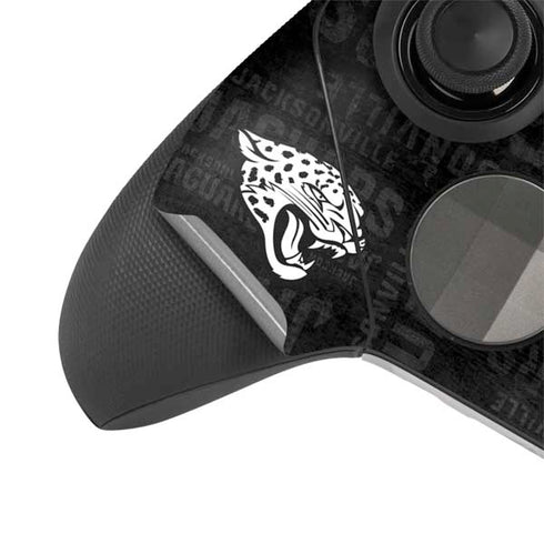 NFL Jacksonville Jaguars Black & White Xbox Elite Wireless Controller Series 2 Skin