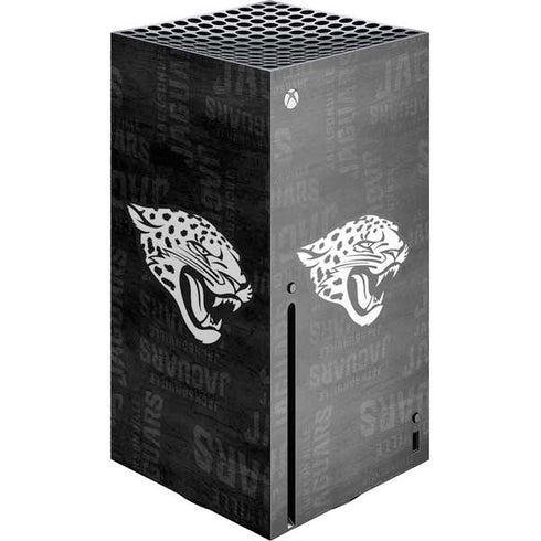 NFL Jacksonville Jaguars Black & White Xbox Series X Skins