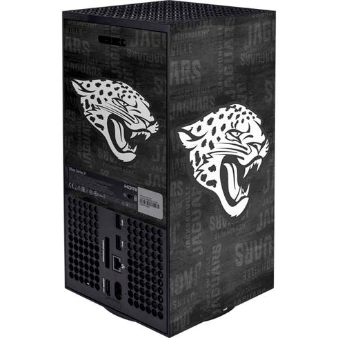NFL Jacksonville Jaguars Black & White XBox Series X Digital Edition Bundle Skin