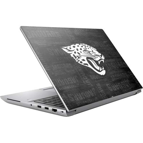 NFL Jacksonville Jaguars Black & White HP ZBook Fury 16 G10 Skin