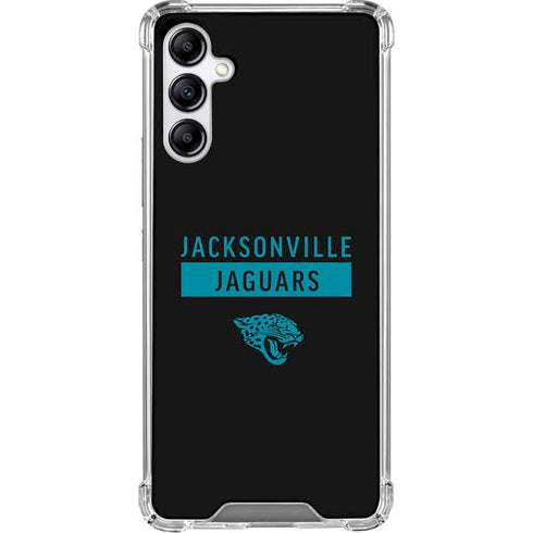 NFL Jacksonville Jaguars Black Performance Series Gabb Phone 4 Clear Case
