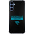 NFL Jacksonville Jaguars Black Performance Series Galaxy A55 5G Clear Case