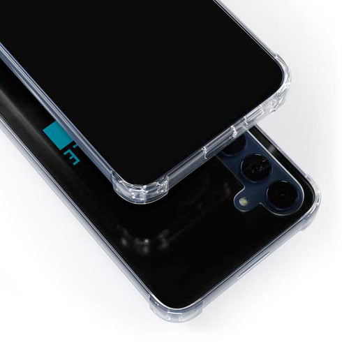 NFL Jacksonville Jaguars Black Performance Series Galaxy A55 5G Clear Case
