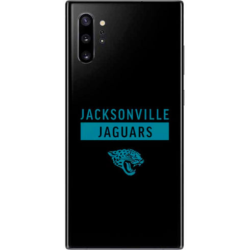NFL Jacksonville Jaguars Black Performance Series Galaxy Note 10 Plus Skin