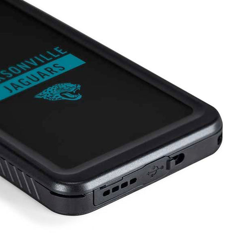 NFL Jacksonville Jaguars Black Performance Series Galaxy S24 Plus Waterproof Case