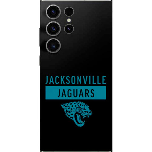 NFL Jacksonville Jaguars Black Performance Series Galaxy S25 Ultra Skin