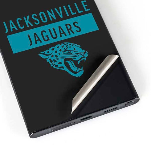 NFL Jacksonville Jaguars Black Performance Series Galaxy S25 Ultra Skin