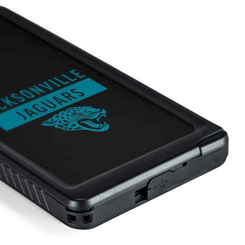 NFL Jacksonville Jaguars Black Performance Series Galaxy S24 Ultra Waterproof Case