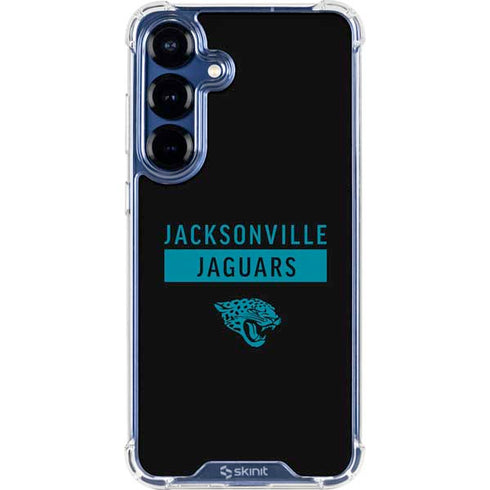 NFL Jacksonville Jaguars Black Performance Series Galaxy S25 Clear Case