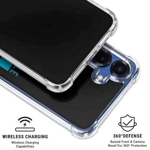 NFL Jacksonville Jaguars Black Performance Series Galaxy S25 Clear Case