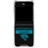 NFL Jacksonville Jaguars Black Performance Series Galaxy Z Flip6 Clear Case