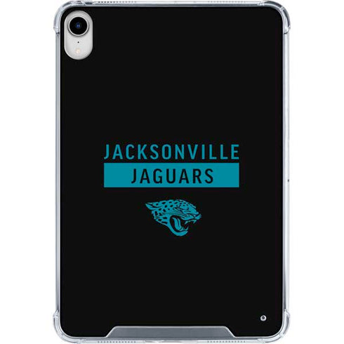NFL Jacksonville Jaguars Black Performance Series iPad 11th Gen (2025) Clear Case