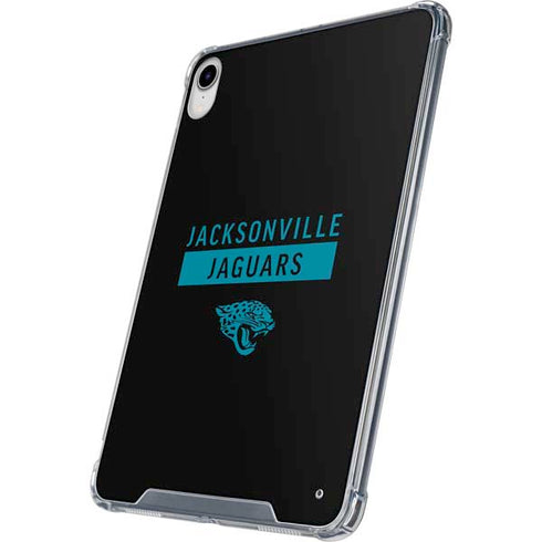 NFL Jacksonville Jaguars Black Performance Series iPad 11th Gen (2025) Clear Case