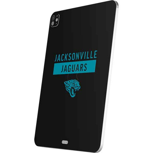 NFL Jacksonville Jaguars Black Performance Series iPad Pro 13in M4 (2024) Skin
