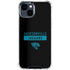 NFL Jacksonville Jaguars Black Performance Series iPhone 15 Clear Case