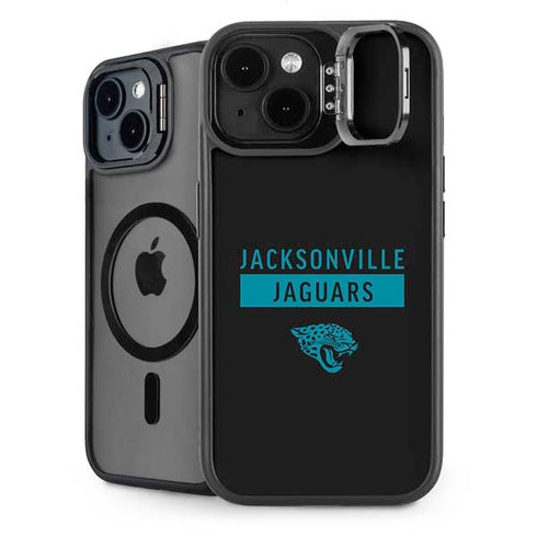 NFL Jacksonville Jaguars Black Performance Series iPhone 15 Plus Kickstand Case