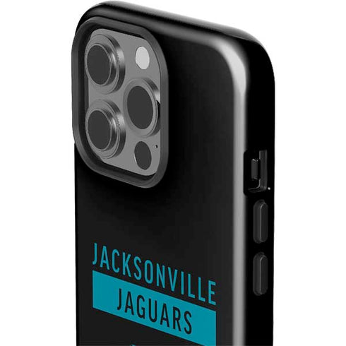 NFL Jacksonville Jaguars Black Performance Series iPhone 15 Pro Impact Case