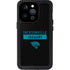 NFL Jacksonville Jaguars Black Performance Series iPhone 15 Pro Waterproof Case