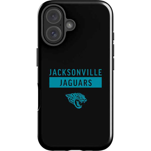 NFL Jacksonville Jaguars Black Performance Series iPhone 16 Impact Case