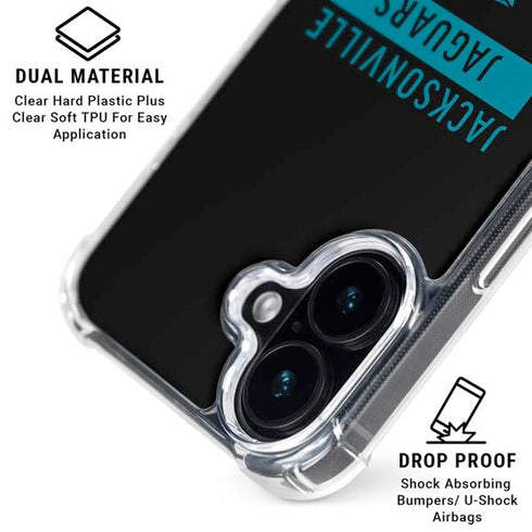 NFL Jacksonville Jaguars Black Performance Series iPhone 16 MagSafe Case
