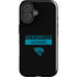 NFL Jacksonville Jaguars Black Performance Series iPhone 16 Plus Impact Case