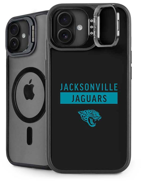 NFL Jacksonville Jaguars Black Performance Series iPhone 16 Plus Kickstand Case