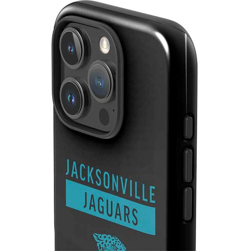 NFL Jacksonville Jaguars Black Performance Series iPhone 16 Pro Max Impact Case