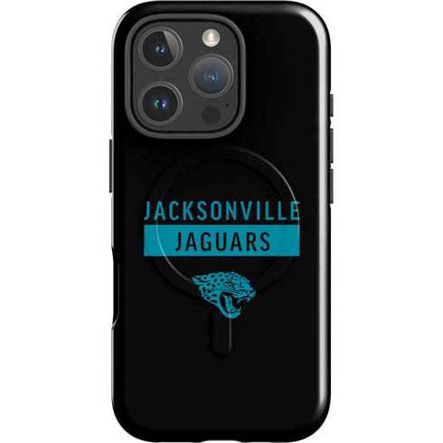 NFL Jacksonville Jaguars Black Performance Series iPhone 16 Pro Max Magsafe Impact Case
