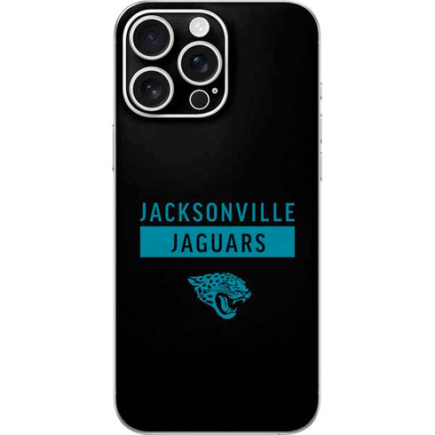 NFL Jacksonville Jaguars Black Performance Series iPhone 16 Pro Max Skin