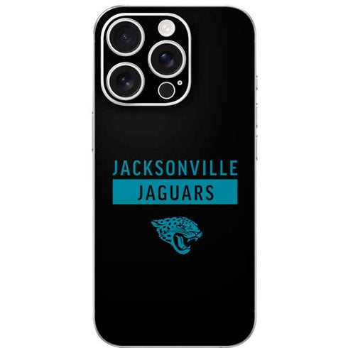 NFL Jacksonville Jaguars Black Performance Series iPhone 16 Pro Skin