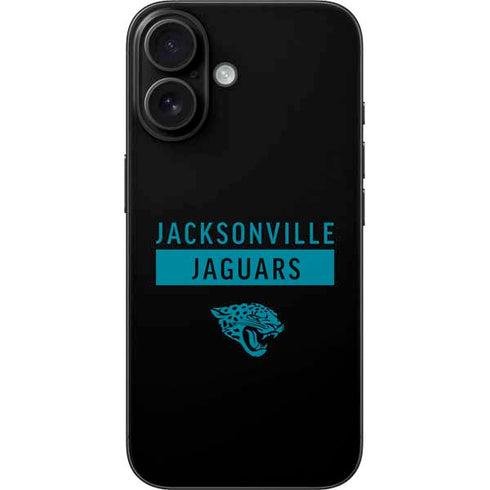 NFL Jacksonville Jaguars Black Performance Series iPhone 16 Skin