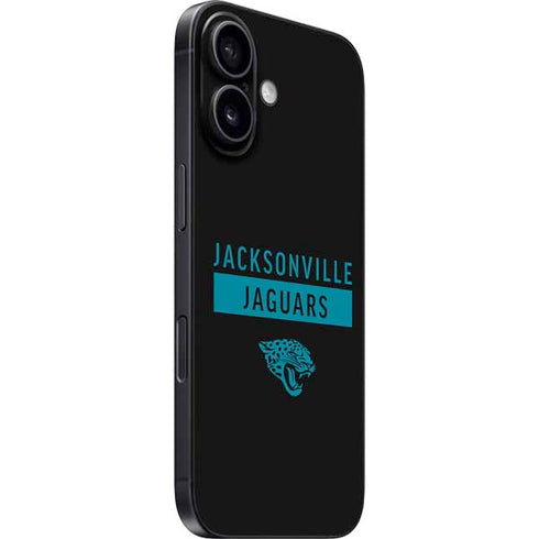 NFL Jacksonville Jaguars Black Performance Series iPhone 16 Skin