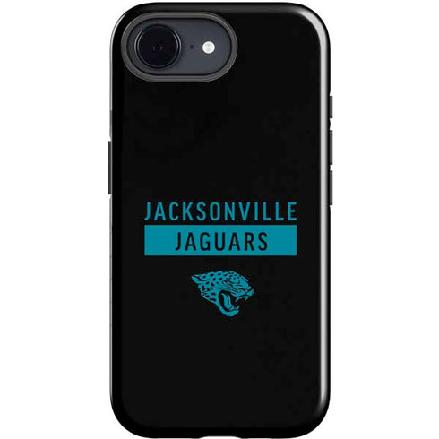 NFL Jacksonville Jaguars Black Performance Series iPhone 16e Impact Case