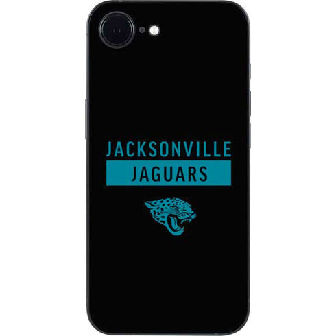 NFL Jacksonville Jaguars Black Performance Series iPhone 16e Skin