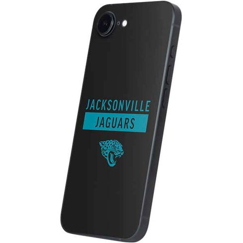 NFL Jacksonville Jaguars Black Performance Series iPhone 16e Skin