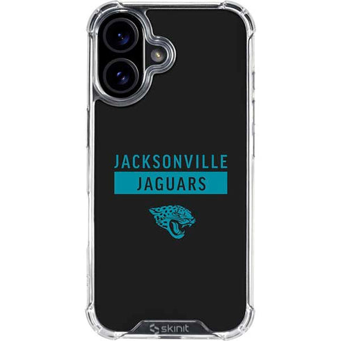 NFL Jacksonville Jaguars Black Performance Series iPhone 17 Clear Case