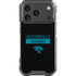 NFL Jacksonville Jaguars Black Performance Series iPhone 18 Pro Clear Case
