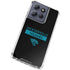 NFL Jacksonville Jaguars Black Performance Series Moto G 5G (2025) Clear Case