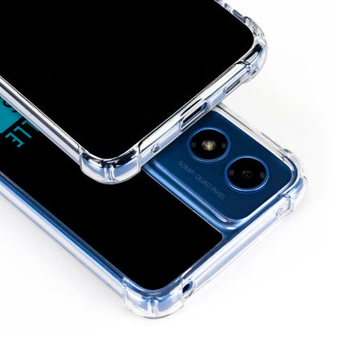 NFL Jacksonville Jaguars Black Performance Series Moto G 5G (2024) Clear Case