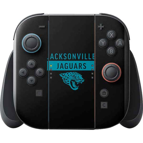 NFL Jacksonville Jaguars Black Performance Series Nintendo Switch 2 (2025) with Joy-Con Skin