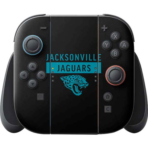 NFL Jacksonville Jaguars Black Performance Series Nintendo Skins