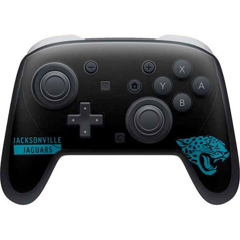 NFL Jacksonville Jaguars Black Performance Series Nintendo Skins