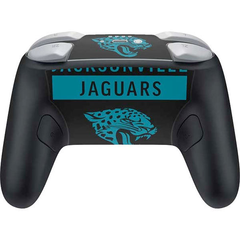NFL Jacksonville Jaguars Black Performance Series Nintendo Switch 2 (2025) Pro Controller Skin