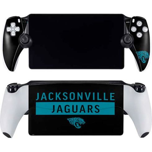 NFL Jacksonville Jaguars Black Performance Series PlayStation Portal Remote Player Skin